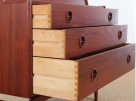 Mid-Century Modern Danish secretary in teak by Arne Hovmand-Olsen 