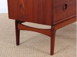 Mid-Century Modern Danish secretary in teak by Arne Hovmand-Olsen 