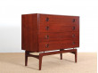 Mid-Century Modern Danish chest of drawers in teak by Arne Hovmand-Olsen 