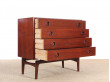 Mid-Century Modern Danish chest of drawers in teak by Arne Hovmand-Olsen 