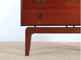 Mid-Century Modern Danish chest of drawers in teak by Arne Hovmand-Olsen 