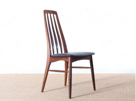 Mid-Century Modern Danish set of 4 chairs in Rio rosewood model Eva by Niels Kofoed 