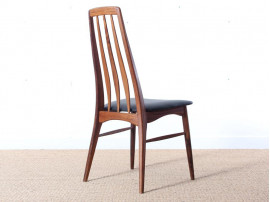 Mid-Century Modern Danish set of 4 chairs in Rio rosewood model Eva by Niels Kofoed 