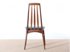 Mid-Century Modern Danish set of 4 chairs in Rio rosewood model Eva by Niels Kofoed 