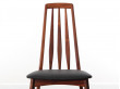 Mid-Century Modern Danish set of 4 chairs in Rio rosewood model Eva by Niels Kofoed 