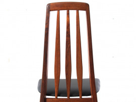 Mid-Century Modern Danish set of 4 chairs in Rio rosewood model Eva by Niels Kofoed 