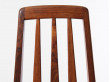 Mid-Century Modern Danish set of 4 chairs in Rio rosewood model Eva by Niels Kofoed 