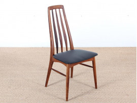 Mid-Century Modern Danish set of 4 chairs in Rio rosewood model Eva by Niels Kofoed 