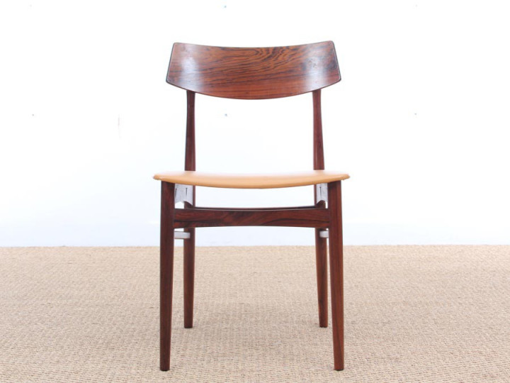 Mid-Century Modern danish set of 4 rio rosewood dining chairs