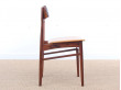 Mid-Century Modern danish set of 4 rio rosewood dining chairs