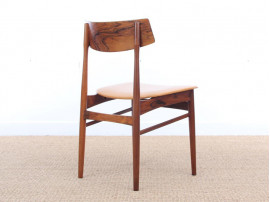 Mid-Century Modern danish set of 4 rio rosewood dining chairs