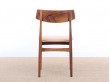 Mid-Century Modern danish set of 4 rio rosewood dining chairs