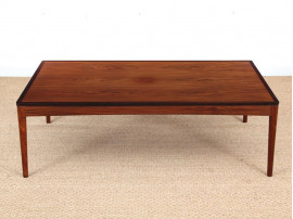 Mid-Century Modern Danish large coffe table in Rio rosewood 
