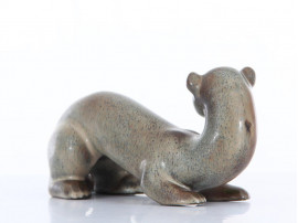 Mid modern scandinavian ceramic. Ferret by Gunar Nylund