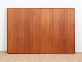 Mid-Century Modern danish extendable dining table in teak by H.W. Klein, 6/8 seats