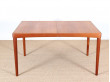 Mid-Century Modern danish extendable dining table in teak by H.W. Klein, 6/8 seats