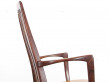 Mid-Century Modern Danish pair of armchairs in Rio rosewood model Eva by Niels Kofoed 