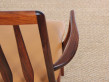 Mid-Century Modern Danish pair of armchairs in Rio rosewood model Eva by Niels Kofoed 