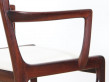 Mid-Century Modern Danish pair of armchairs in mahogany model Rungstelund by Ole Wanscher.