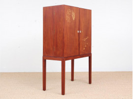 Cabinet-bar scandinave en teck