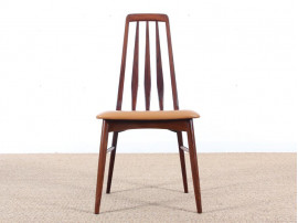 Mid-Century Modern Danish set of 6 chairs in Rio rosewood model Eva by Niels Kofoed 