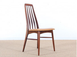 Mid-Century Modern Danish set of 6 chairs in Rio rosewood model Eva by Niels Kofoed 