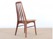 Mid-Century Modern Danish set of 6 chairs in Rio rosewood model Eva by Niels Kofoed 