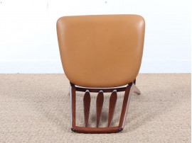 Mid-Century Modern Danish set of 6 chairs in Rio rosewood model Eva by Niels Kofoed 