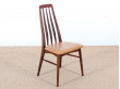 Mid-Century Modern Danish set of 6 chairs in Rio rosewood model Eva by Niels Kofoed 