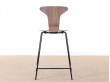 Mid-Century Modern scandinavian barstool model Munkegaard by Arne Jacobsen. New release .H 63/77 cm. 