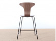 Mid-Century Modern scandinavian barstool model Munkegaard by Arne Jacobsen. New release .H 63/77 cm. 