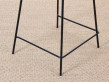 Tabouret de bar scandinave modèle Munkegaard. Nouvelle édition. H 63/77 cm. 