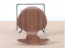 Tabouret de bar scandinave modèle Munkegaard. Nouvelle édition. H 63/77 cm. 