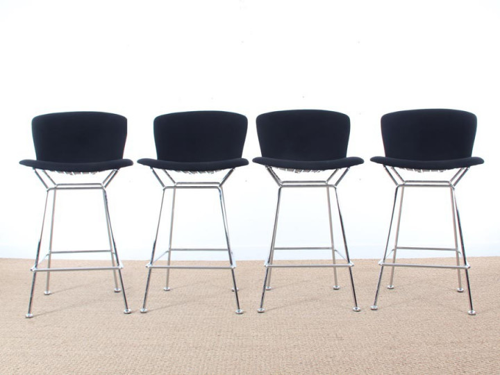 Set of 4 Diamond bastools by Harry Bertoia for Knoll