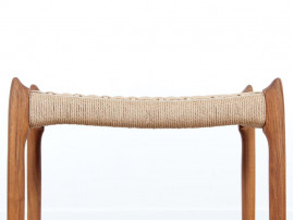 Mid-century modern stool in teak, model 78 A by Niels Møller