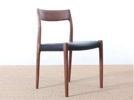 Mid-Century Modern danish chair in teak model 77 by Niels O. Møller