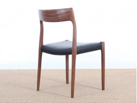 Mid-Century Modern danish chair in teak model 77 by Niels O. Møller