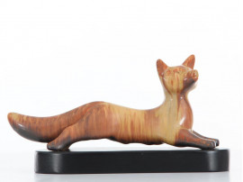 Mid modern scandinavian ceramic. Ferret by Gunar Nylund