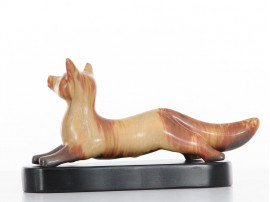 Mid modern scandinavian ceramic. Ferret by Gunar Nylund