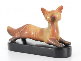 Mid modern scandinavian ceramic. Ferret by Gunar Nylund