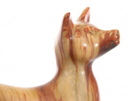 Mid modern scandinavian ceramic. Ferret by Gunar Nylund