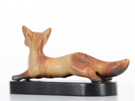 Mid modern scandinavian ceramic. Ferret by Gunar Nylund