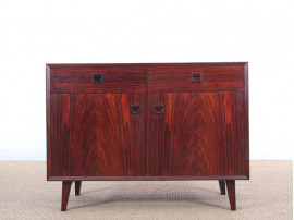 Mid-Century  modern  side board in Rio rosewood by Poul Hundevad