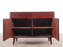 Mid-Century  modern  side board in Rio rosewood by Poul Hundevad