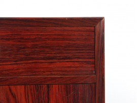 Mid-Century  modern  side board in Rio rosewood by Poul Hundevad