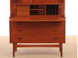 Mid-Century Modern Danish secretary and bookcase in teak