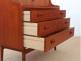 Mid-Century Modern Danish secretary and bookcase in teak