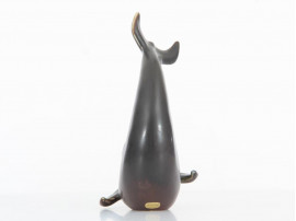 Mid-Century Modern ceramic dolphin by Gunnar Nylund