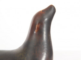 Mid-Century Modern ceramic sea lion by Gunnar Nylund