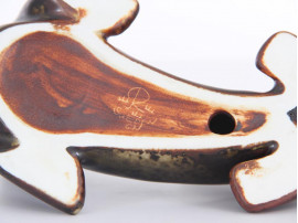 Mid-Century Modern ceramic sea lion by Gunnar Nylund